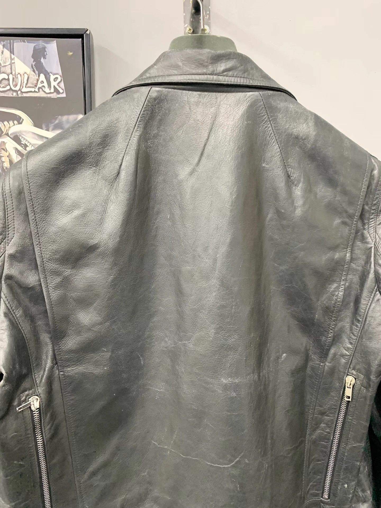 Rick Owens Rick Owens 25SS Leather Jacket K34 Size US M / EU 48-50 / 2 - 5 Thumbnail