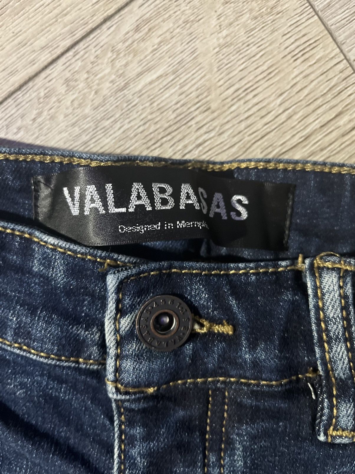 Valabasas Blue Washed Stacked Valabasas Jeans Size US 32 / EU 48 - 4 Thumbnail