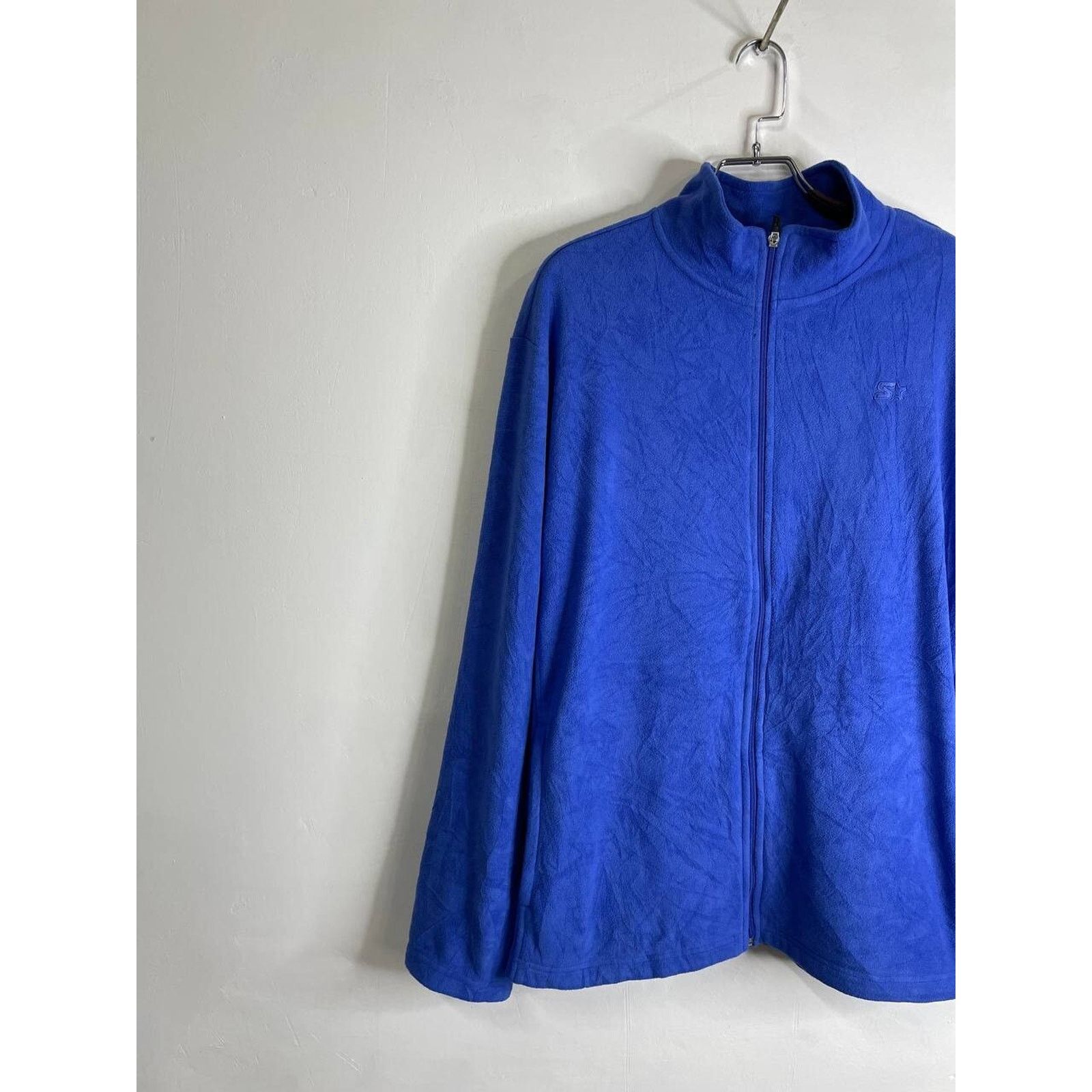 Starter Vintage Starter Blue Full Zip Fleece Jacket Size 2XL Size US XXL / EU 58 / 5 - 5 Thumbnail