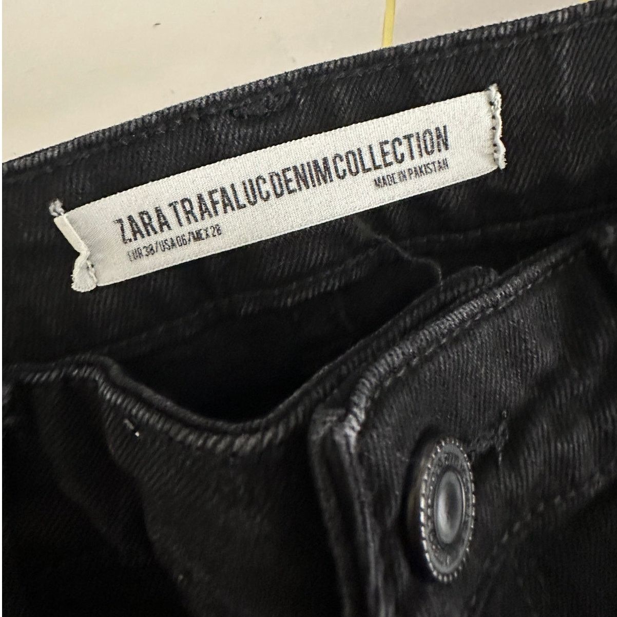 Zara Zara Trafaluc Black High Rise Skinny Jeans Womens US 6 Size 28" / US 6 / IT 42 - 6 Thumbnail