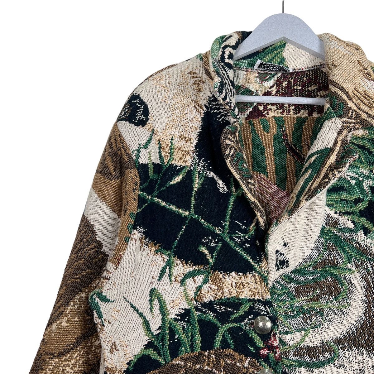 Designer 🔥 80s MIDNIGHT LADY BY PACO COLER ANIMAL PRINT JACKET Size M / US 6-8 / IT 42-44 - 5 Thumbnail