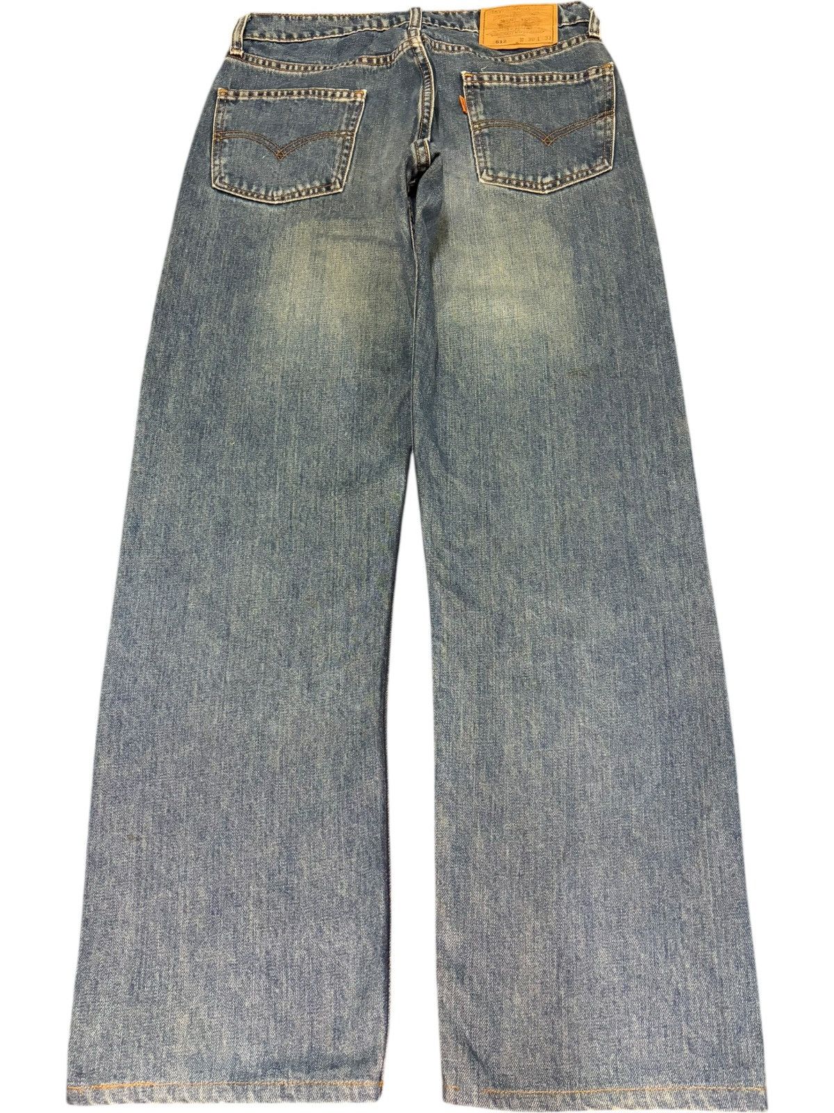 Levi's Vintage 90s Levis 612 Orange Tab Blue Wash Loose Jeans Size US 29 - 2 Thumbnail