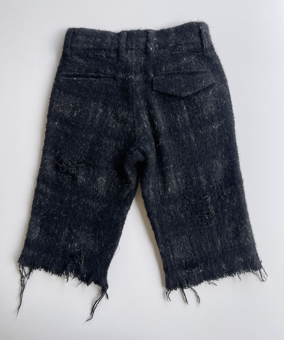 Nozomi Ishiguro Nozomi Ishiguro Distressed Mohair Short Pants Size US 29 - 4 Thumbnail
