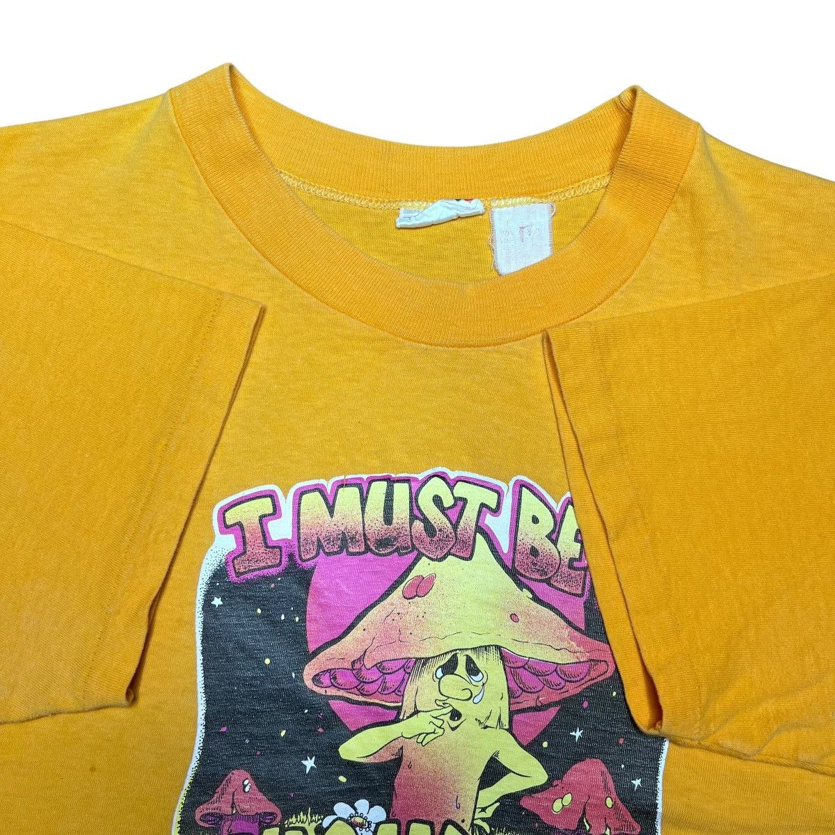 Other Vintage 70s I Must Be A Mushroom Magic Mushroom Graphic Tee Size US L / EU 52-54 / 3 - 2 Thumbnail