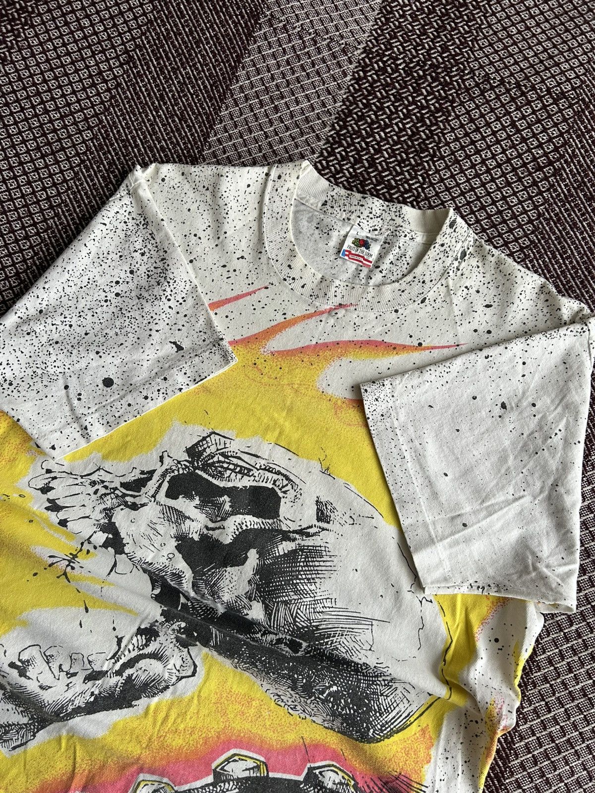 Marvel Comics Vintage Ghost Rider 1992 Marvel Overprint Crazy T-shirt Sz L Size US L / EU 52-54 / 3 - 11 Thumbnail