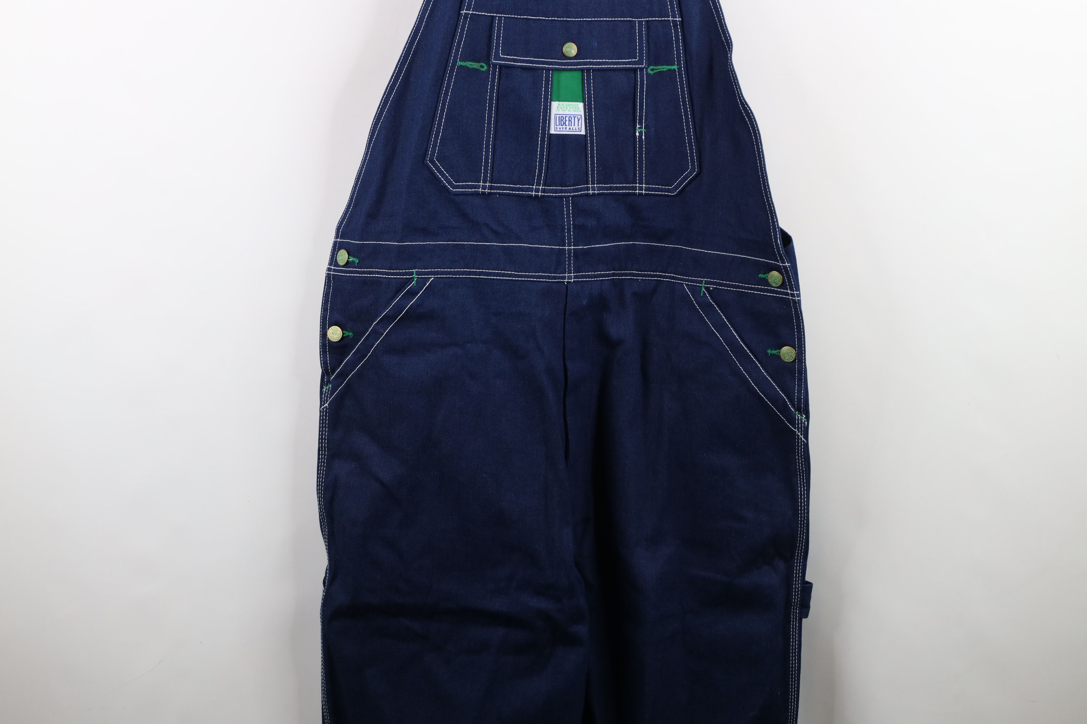 Vintage Vintage 90s Streetwear Faded Wide Leg Denim Jean Overalls Size US 40 / EU 56 - 3 Thumbnail