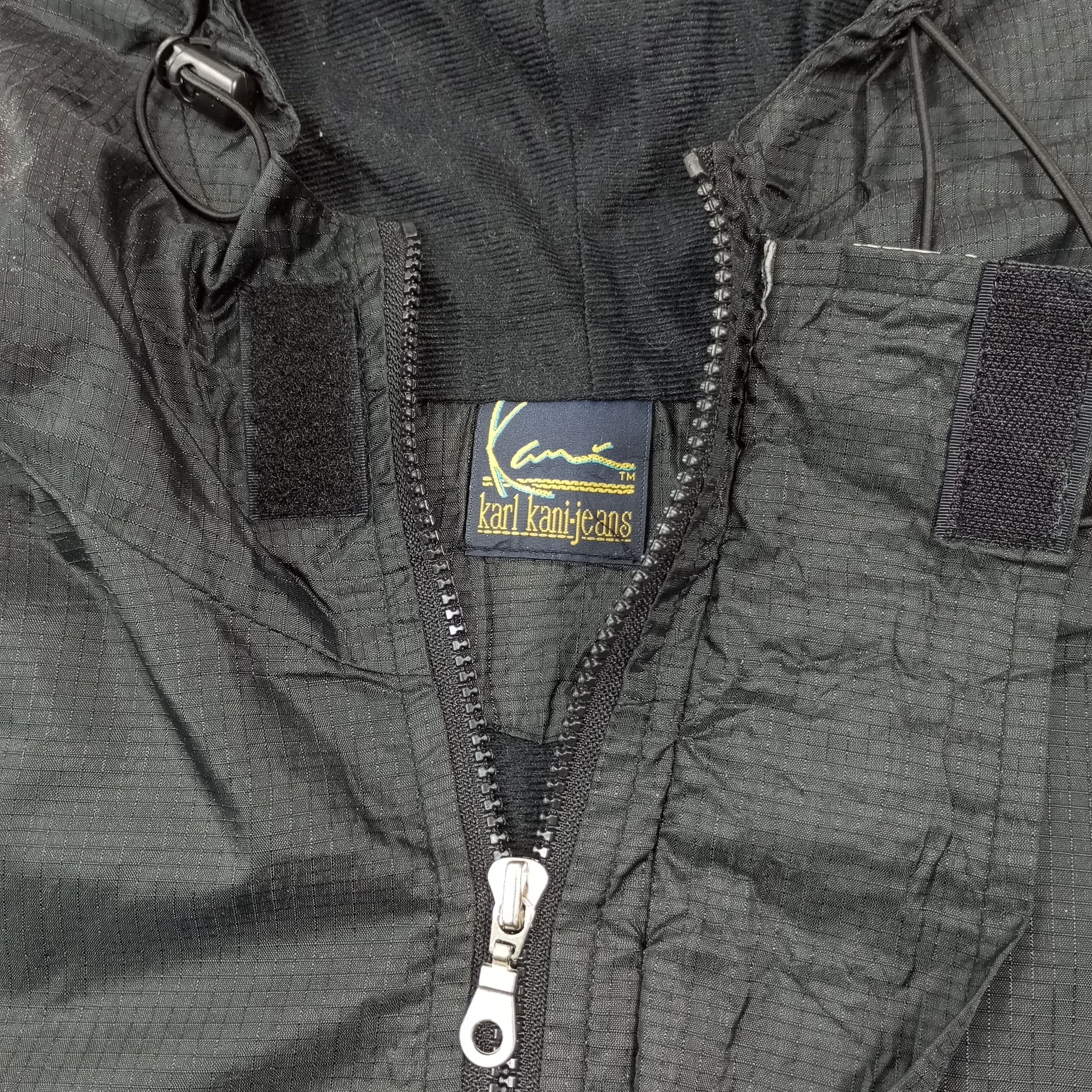 Karl Kani × Vintage Karl Kani Jeans Big Spellout Design Windbreaker Jacket Size US XXL / EU 58 / 5 - 5 Thumbnail