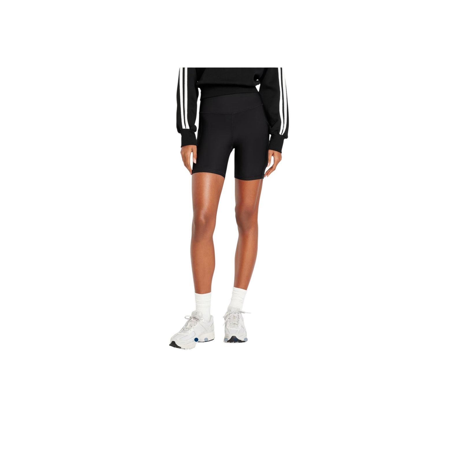 Old Navy Old Navy Navy Blue Active PowerSoft Pocket Biker Shorts Size 27" / US 4 / IT 40 - 1 Thumbnail