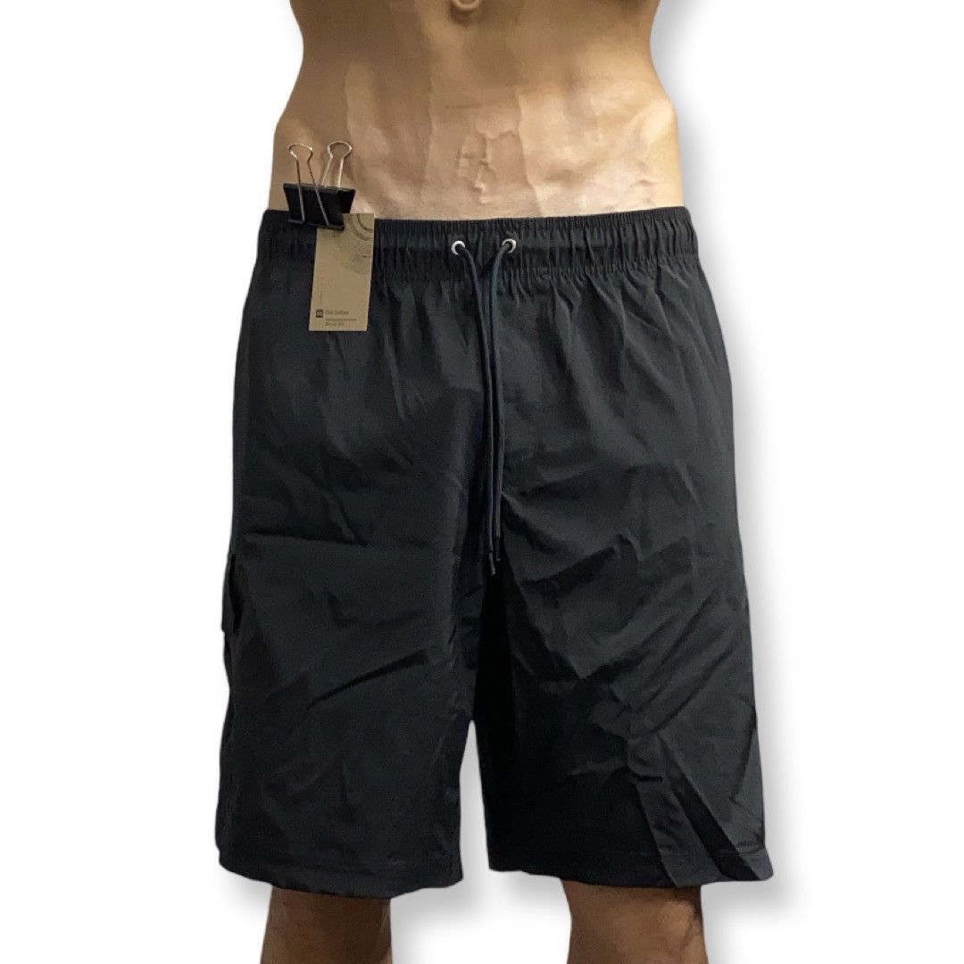 George George Men’s Black Lined Swim Trunks Size XL 40-42 Size US 40 / EU 56 - 1 Thumbnail