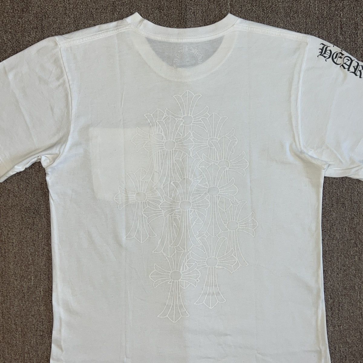 Chrome Hearts × Vintage *Rare* Chrome Hearts Cross Tee Size US S / EU 44-46 / 1 - 1 Thumbnail
