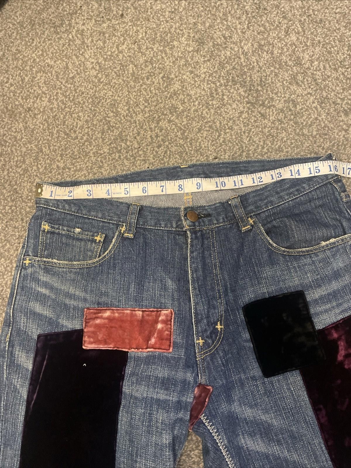 SS03 Number (n)ine Kurt Cobain Velvet Jeans