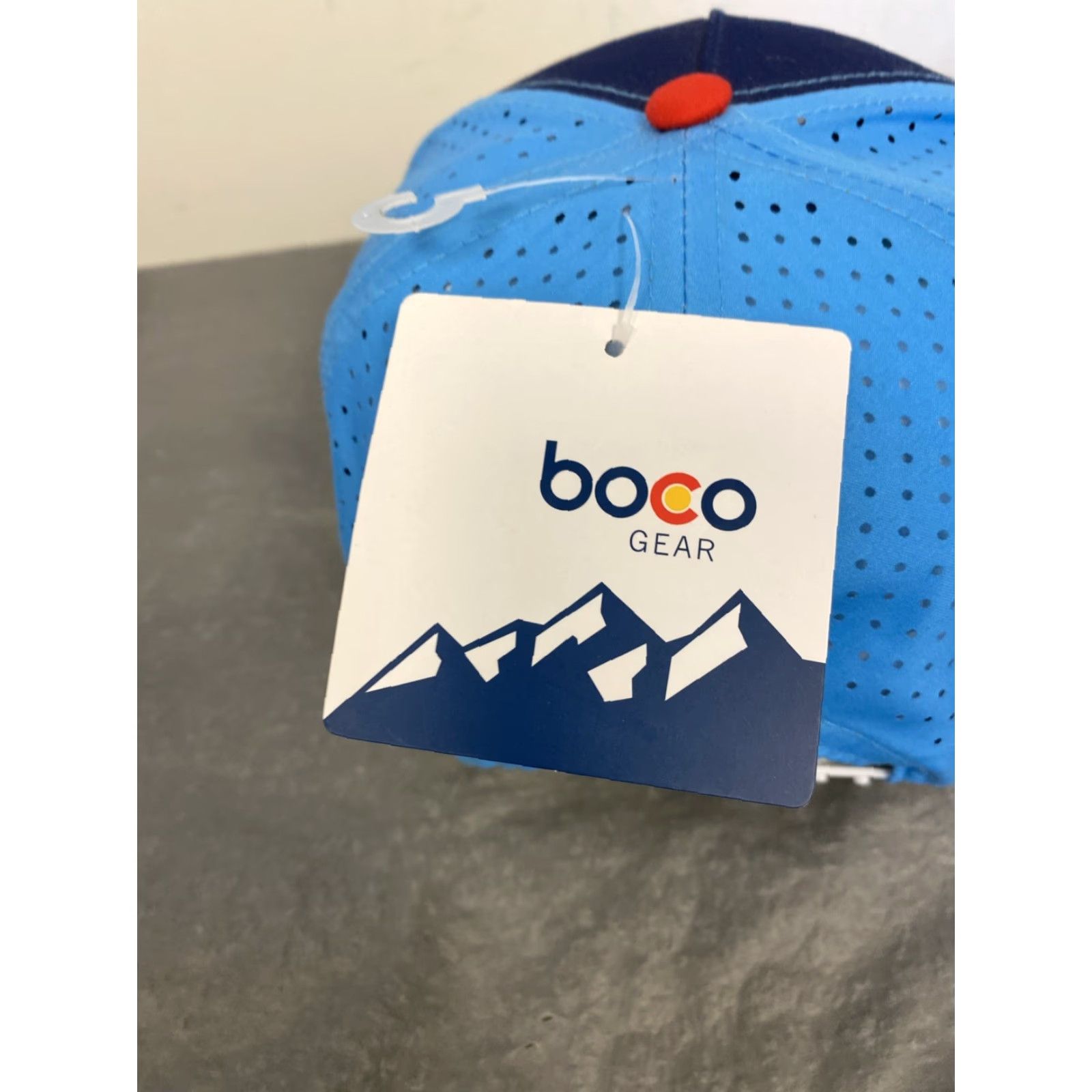 Vintage Boco Chicago Hat Cap Snapback Hat Baseball Cap Men Adjustable Breathable Flat Bill One Size Solid Blue Polyester City Hip Hop 3D Dallas Size ONE SIZE - 4 Thumbnail