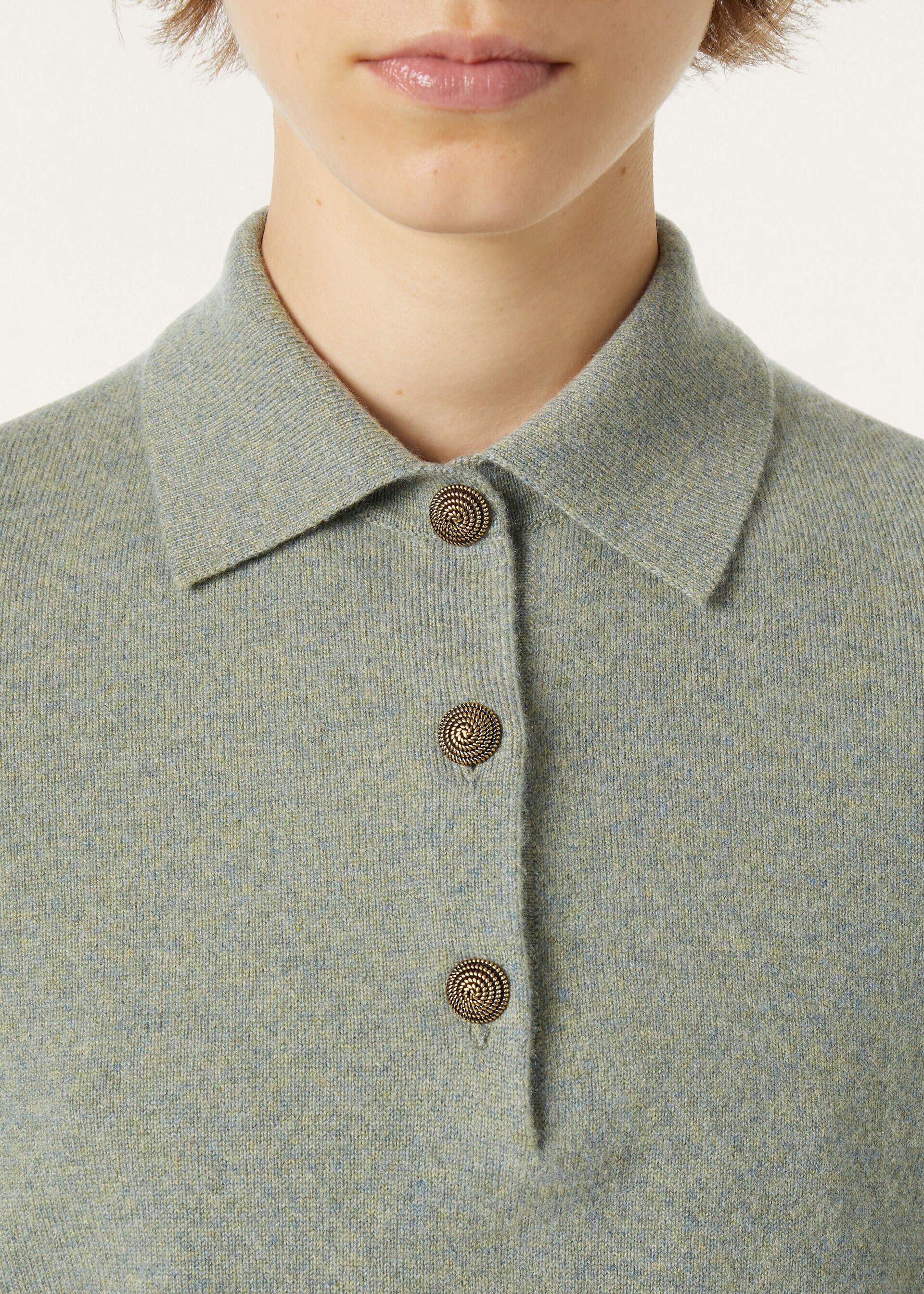 Loro Piana os11x0326 FAQ8643 Classic Polo Shirt Mountain View Melange Size S / US 4 / IT 40 - 3 Thumbnail