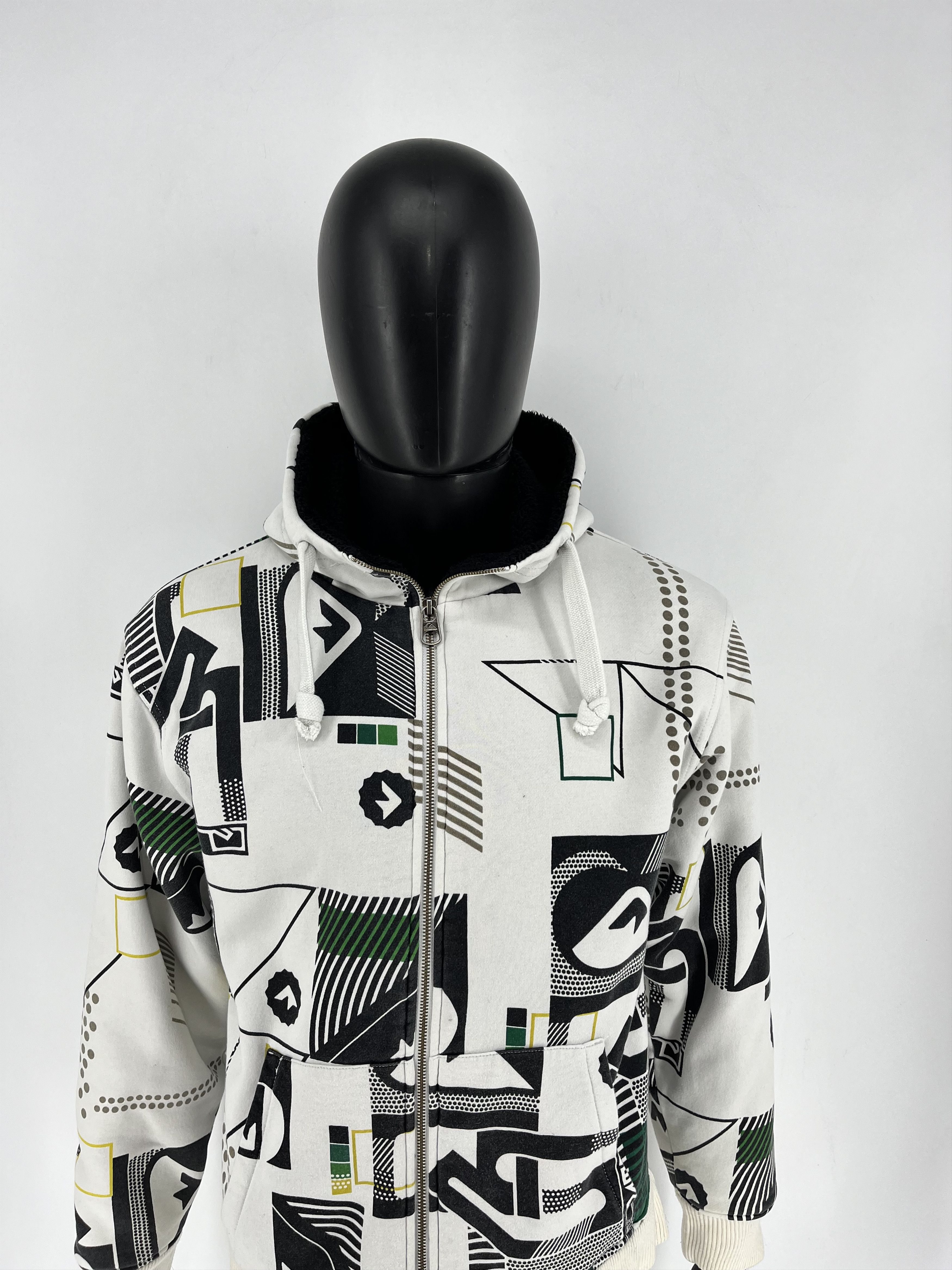 Japanese Brand × Quiksilver Quiksilver Sherpa Lined Zip Hoodie Adult Medium Size US M / EU 48-50 / 2 - 4 Thumbnail