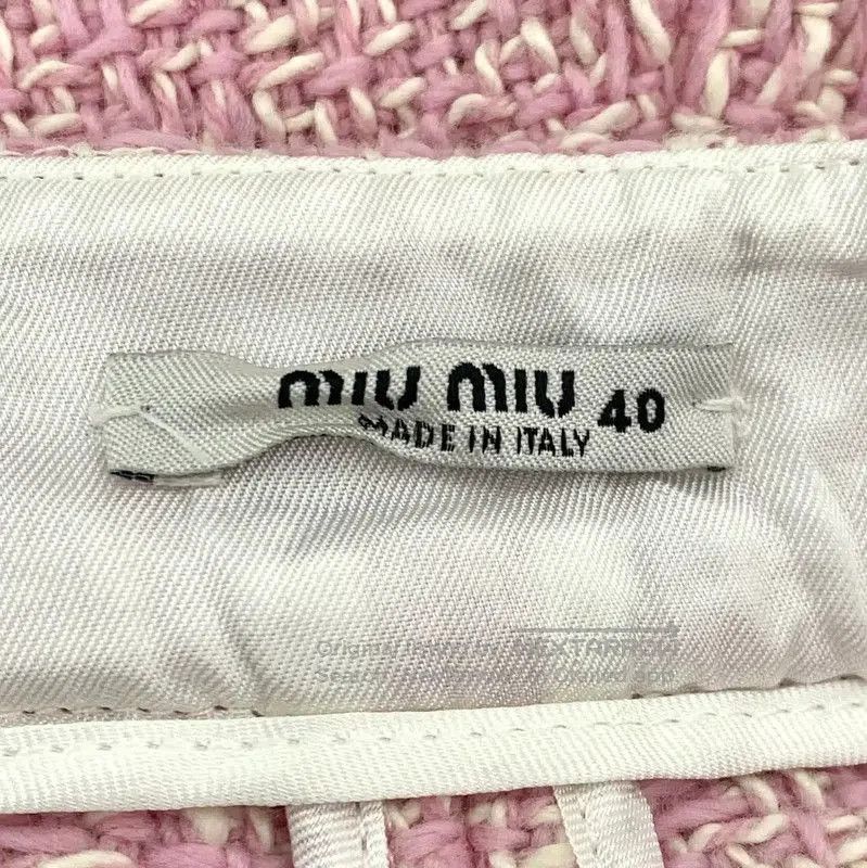 Miu Miu Miu Miu Pink Wool Casual Trousers . Size 23" - 5 Thumbnail