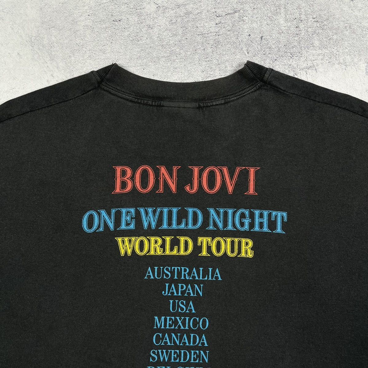 Band Tees Vintage Bon Jovi band “One wild night” world tour tee 2001 Size US XL / EU 56 / 4 - 23 Thumbnail