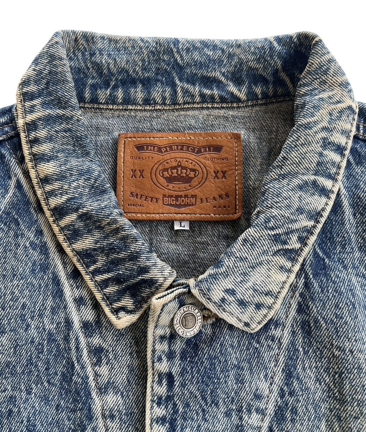 Big John Vintage Big John Acid Wash Jacket Size US L / EU 52-54 / 3 - 7 Thumbnail