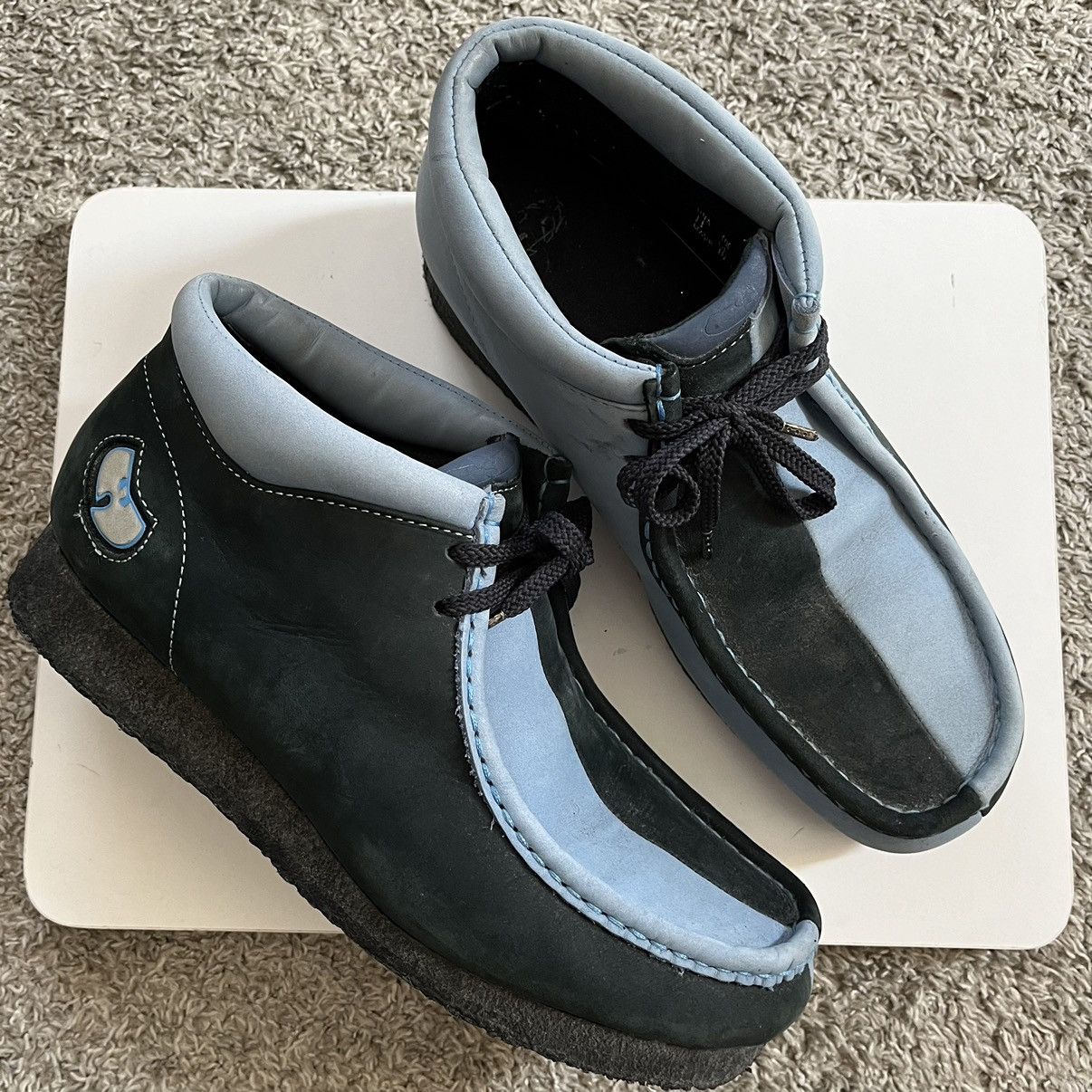 Wu-Tang Clan 🔴Wu Wear Shoes Size 11 Wu-Tang Wallabees Vintage 90’s Split Size US 11 / EU 44 - 4 Thumbnail