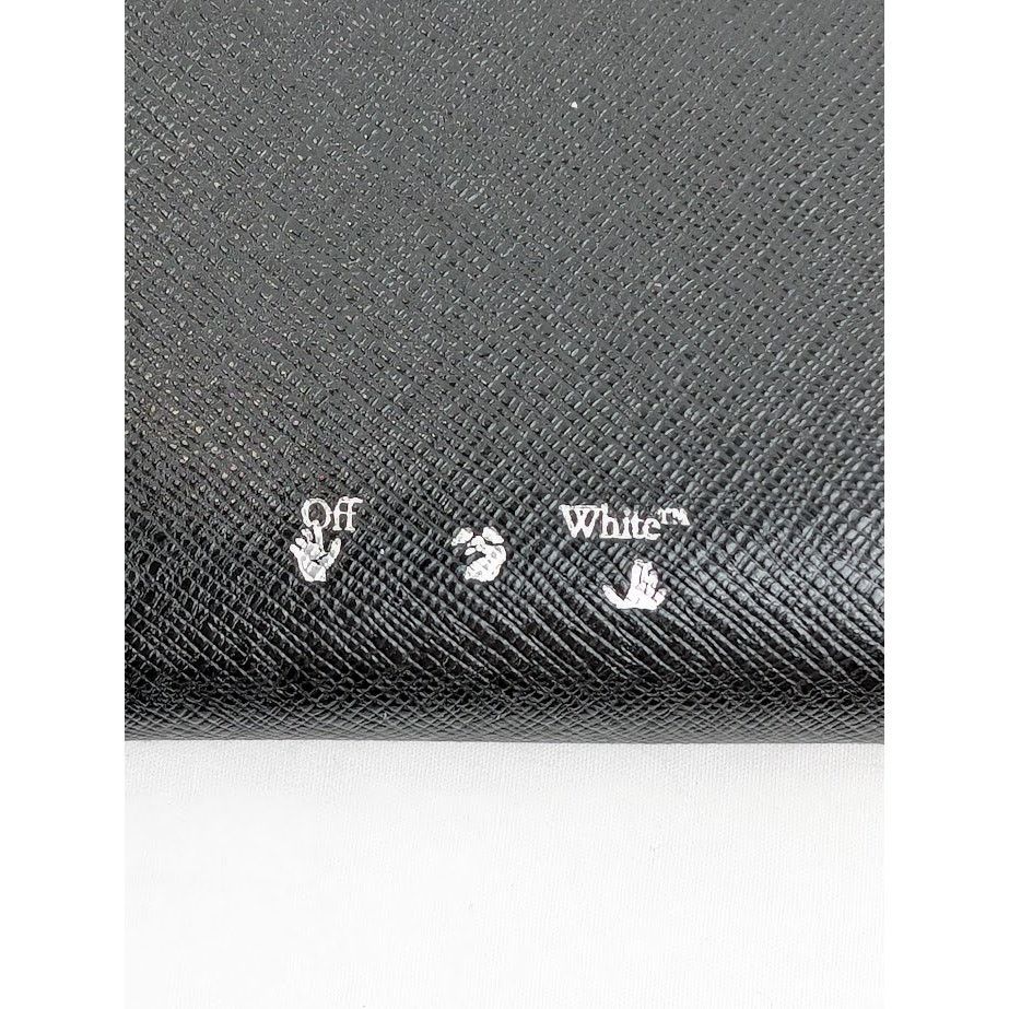 Off-White o1rshd1 Size: OS / Binder Diag Saff Zip Wallet in Black Size ONE SIZE - 3 Thumbnail