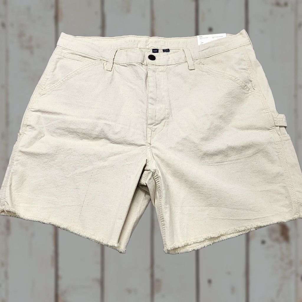 American Eagle Outfitters VINTAGE American Eagle 7" Shorts Men's Size 38 Flex Utility Natural Carpenter Jeans Shirt? Size US 38 / EU 54 - 1 Thumbnail