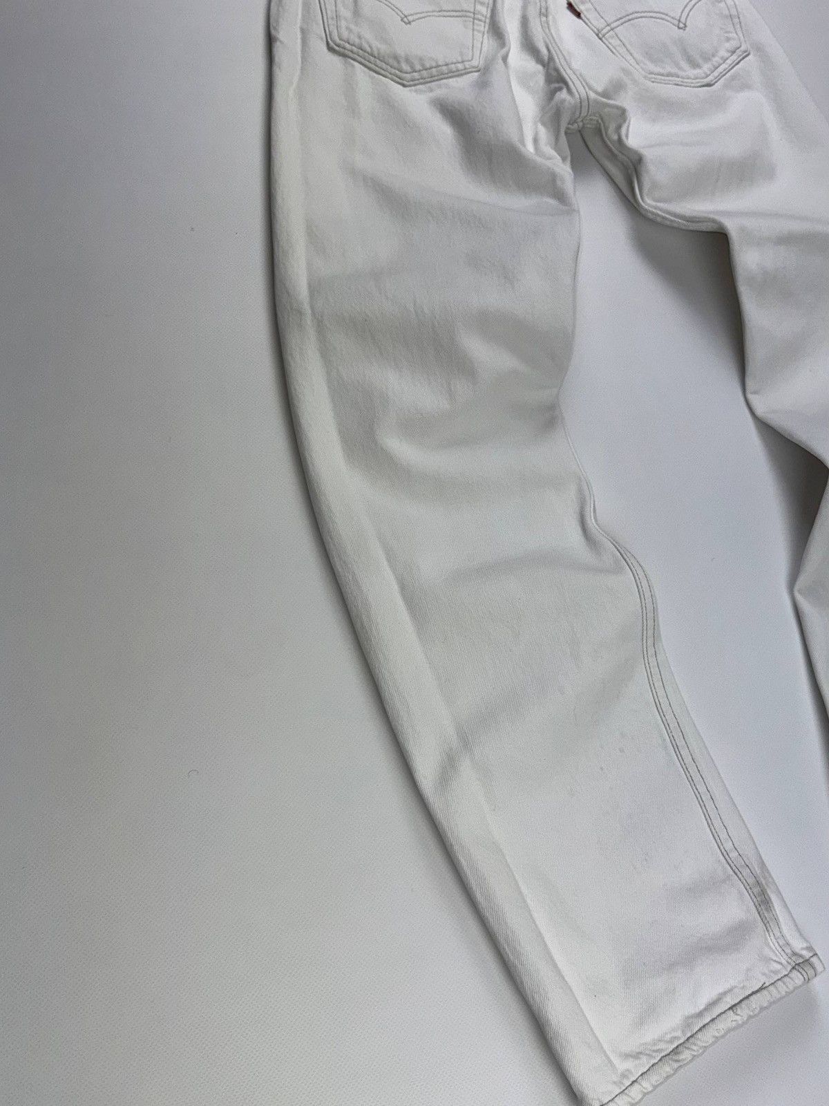 Levi's Vintage Clothing Rare Vintage Levi’s 501 White Denim – Made in USA W31 L32 Size US 31 - 6 Thumbnail