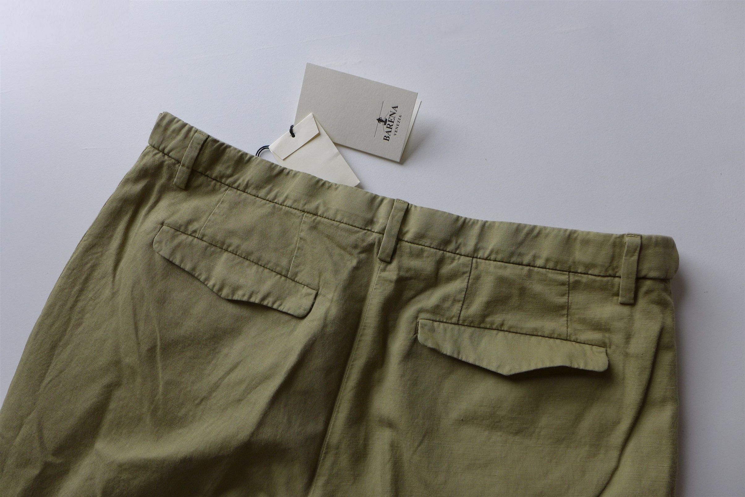 Barena Barena Masco Vignola Trousers - Canna Cotton-Linen. Size US 36 / EU 52 - 4 Thumbnail