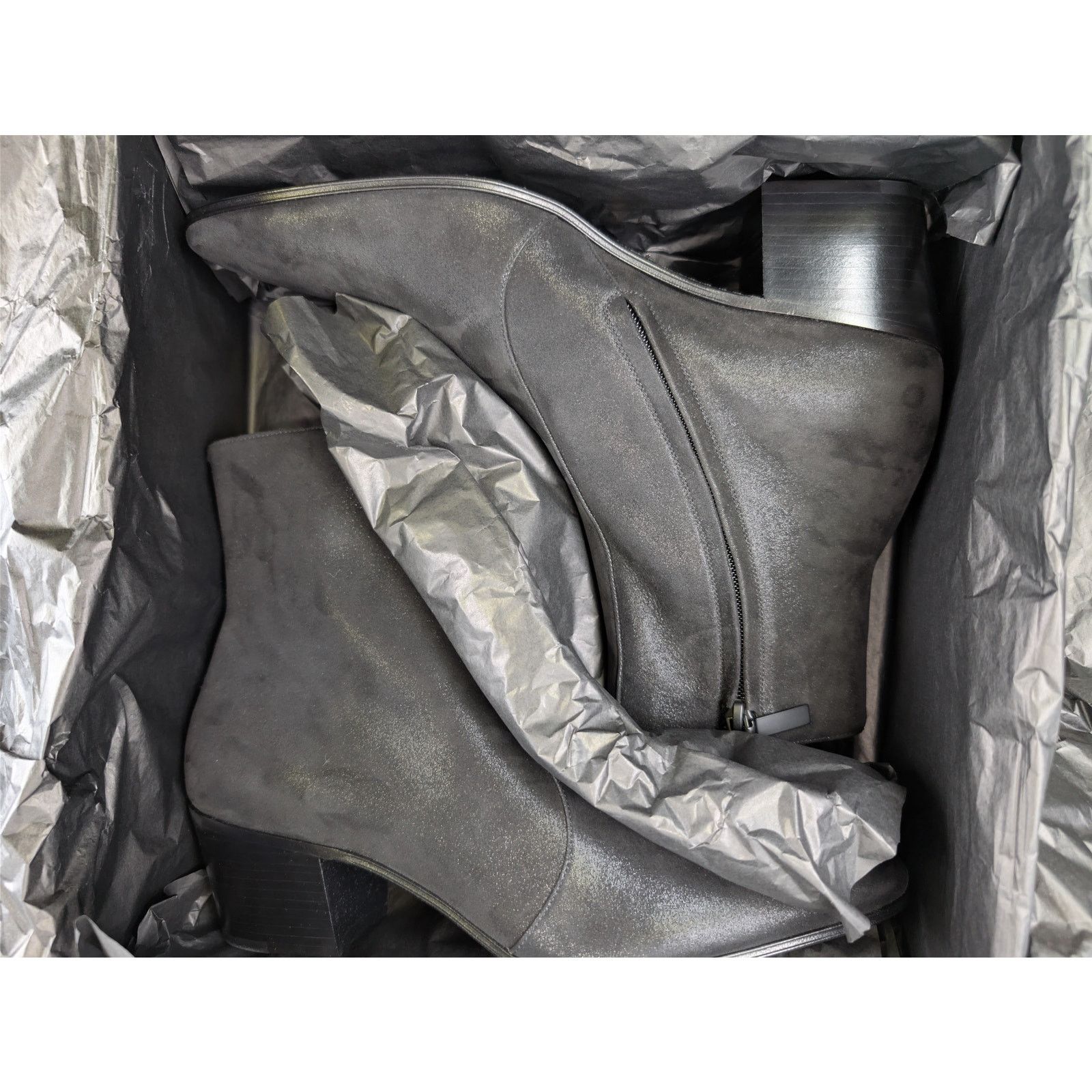 Saint Laurent Paris o1rshd1 Q:2 / Hydra Vassili 60 Zip Boots in Black 42.5 Size US 9.5 / EU 42-43 - 18 Thumbnail