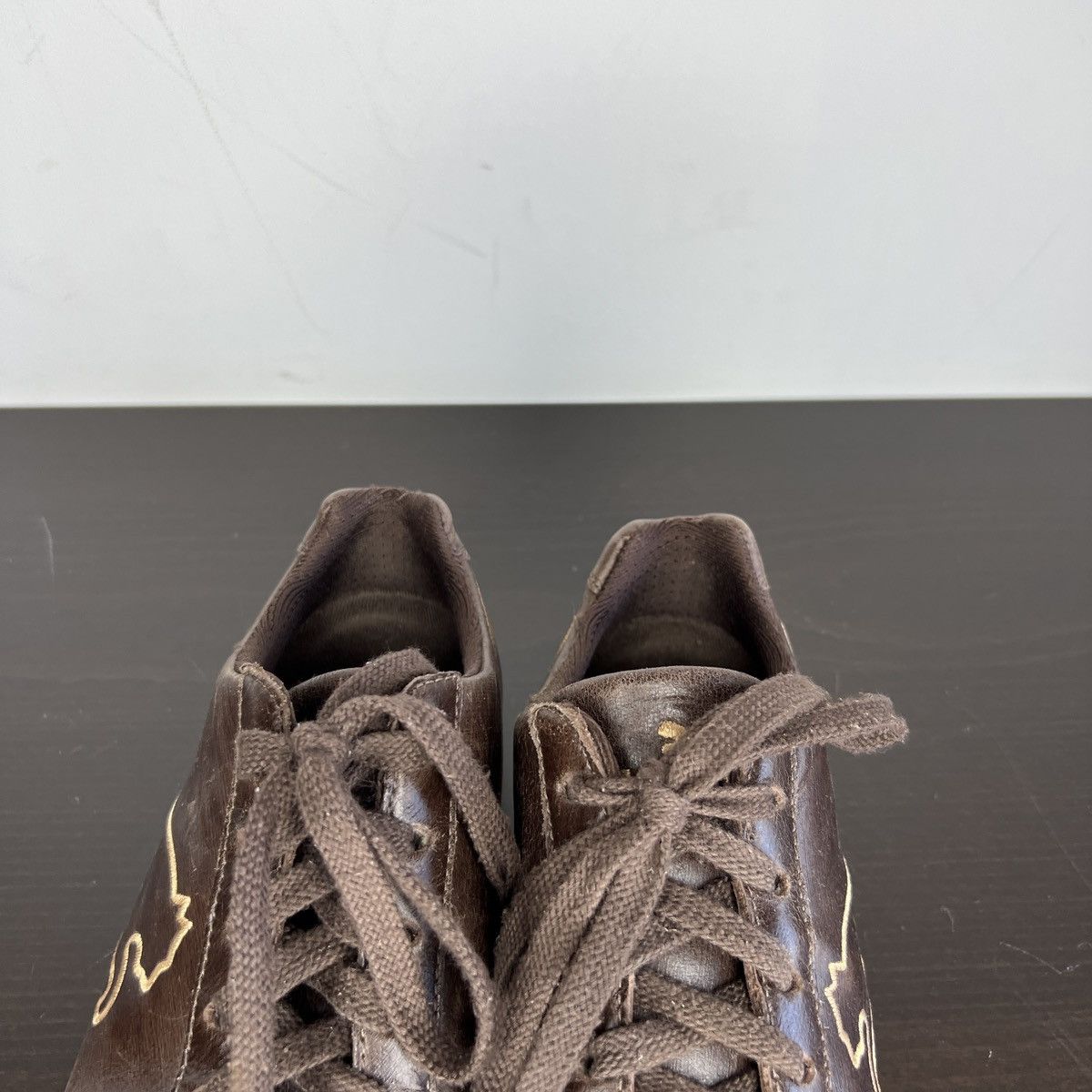 Puma Y2K Puma Speedcat Low Top Brown Leather Sneakers Size US 5 / IT 35 - 9 Thumbnail