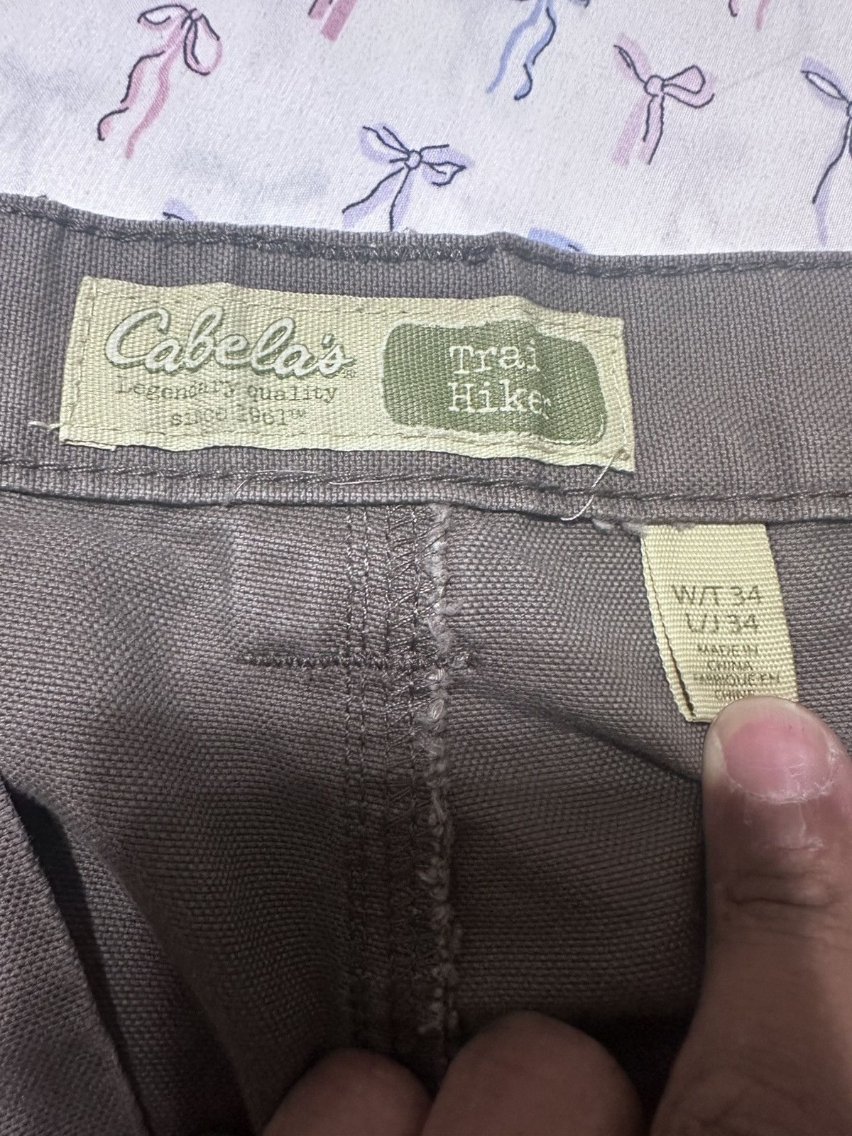 Cabelas × Vintage Baggy Cabela's Cargo Pants Size US 34 / EU 50 - 4 Thumbnail