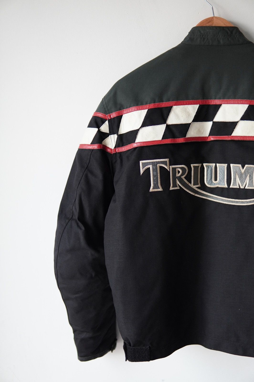 Indian Motorcycle Vintage Triumph Checkered Moto Racing Jacket Size US L / EU 52-54 / 3 - 9 Thumbnail