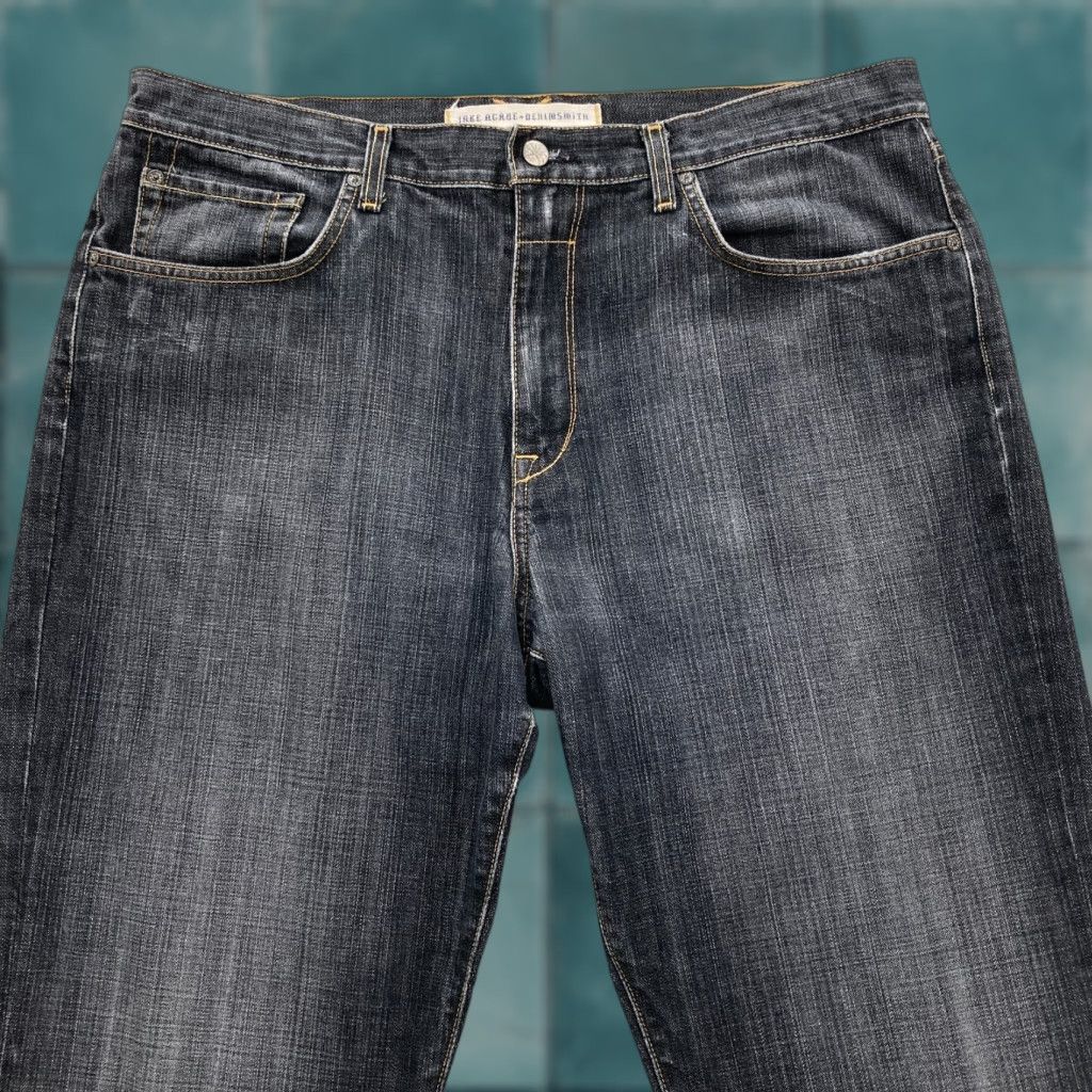 Denime Agave The Fortyniner Jeans Mens 40x33 Straight Fit Loose Comfort Relaxed Denim Black Diablo Negro Size US 40 / EU 56 - 1 Thumbnail