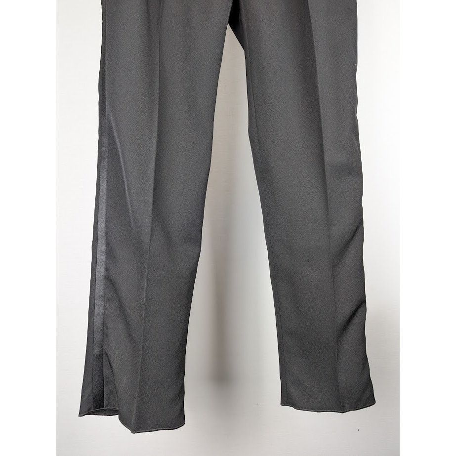 Saint Laurent Paris o1rshd1 Q:2 / 2 Pleats Tux Pants in Nero Size US 36 / EU 52 - 4 Thumbnail