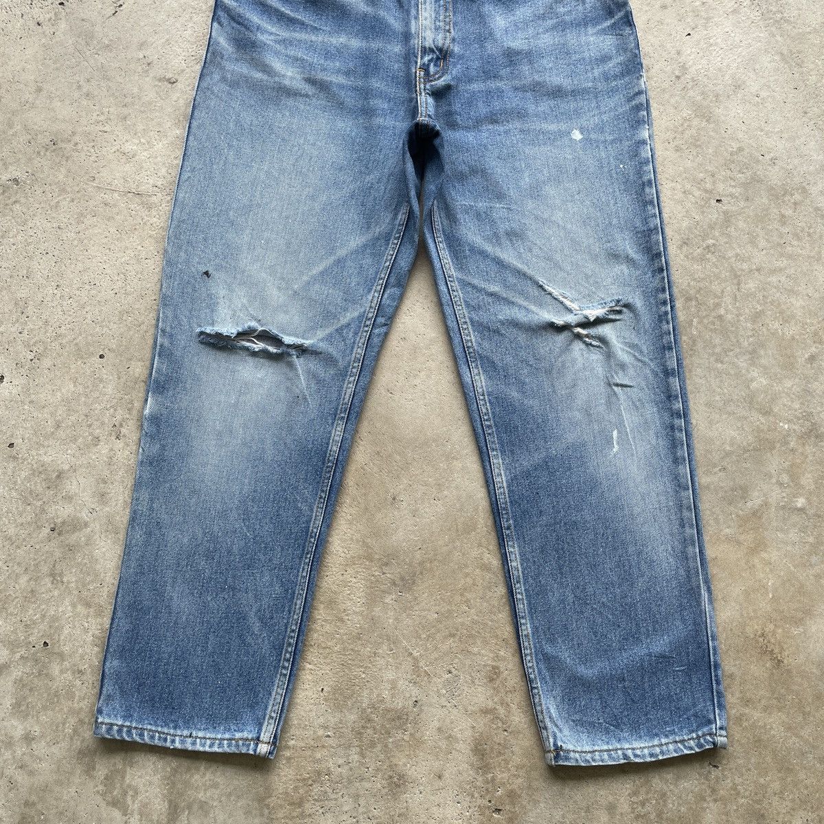 Japanese Brand W31💥 Vintage Japanese Jeans Faded Denim Distressed Pants Size US 31 - 4 Thumbnail