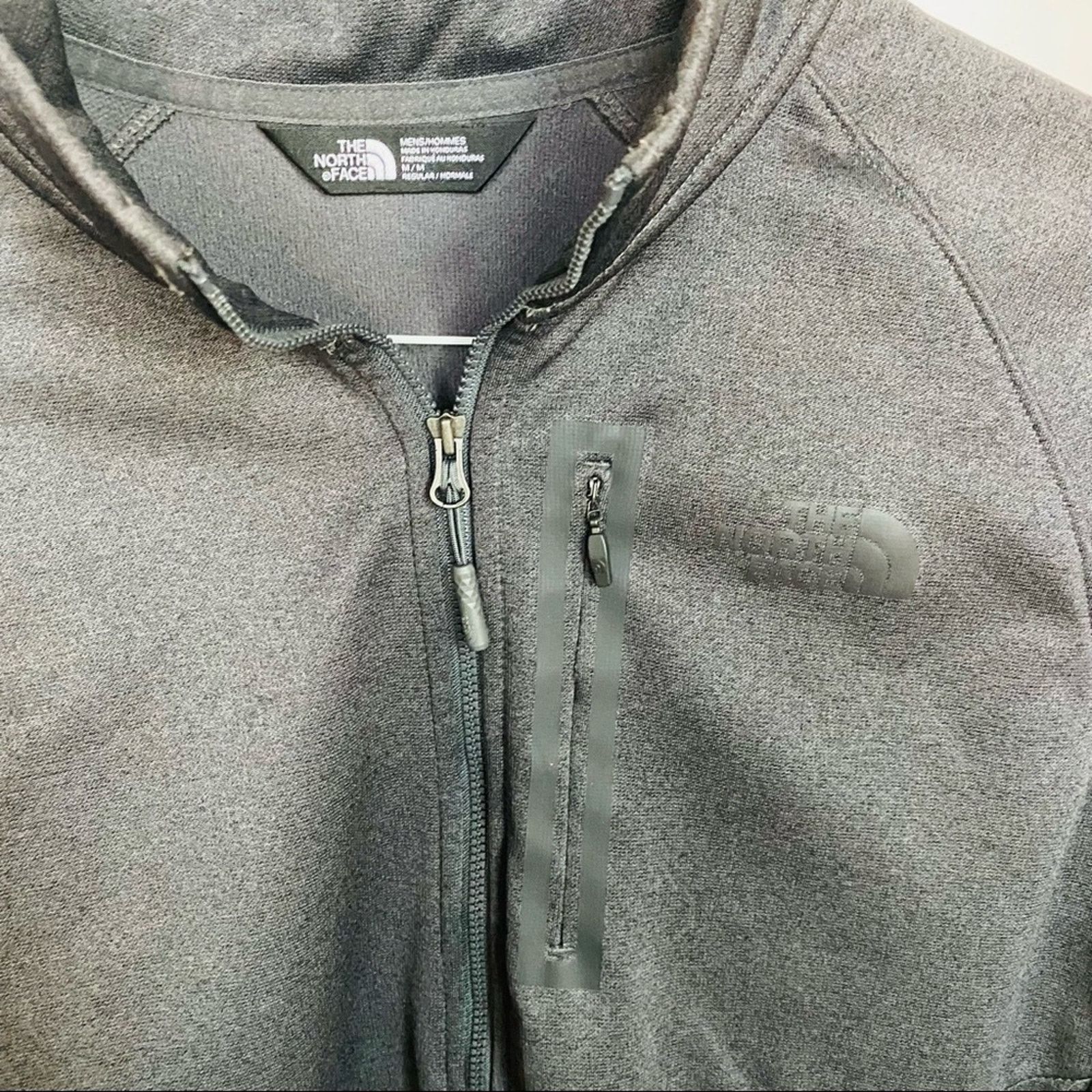 The North Face NORTH FACE MENS Grey Half Zip Pullover Sweater Jacket Size US M / EU 48-50 / 2 - 4 Thumbnail