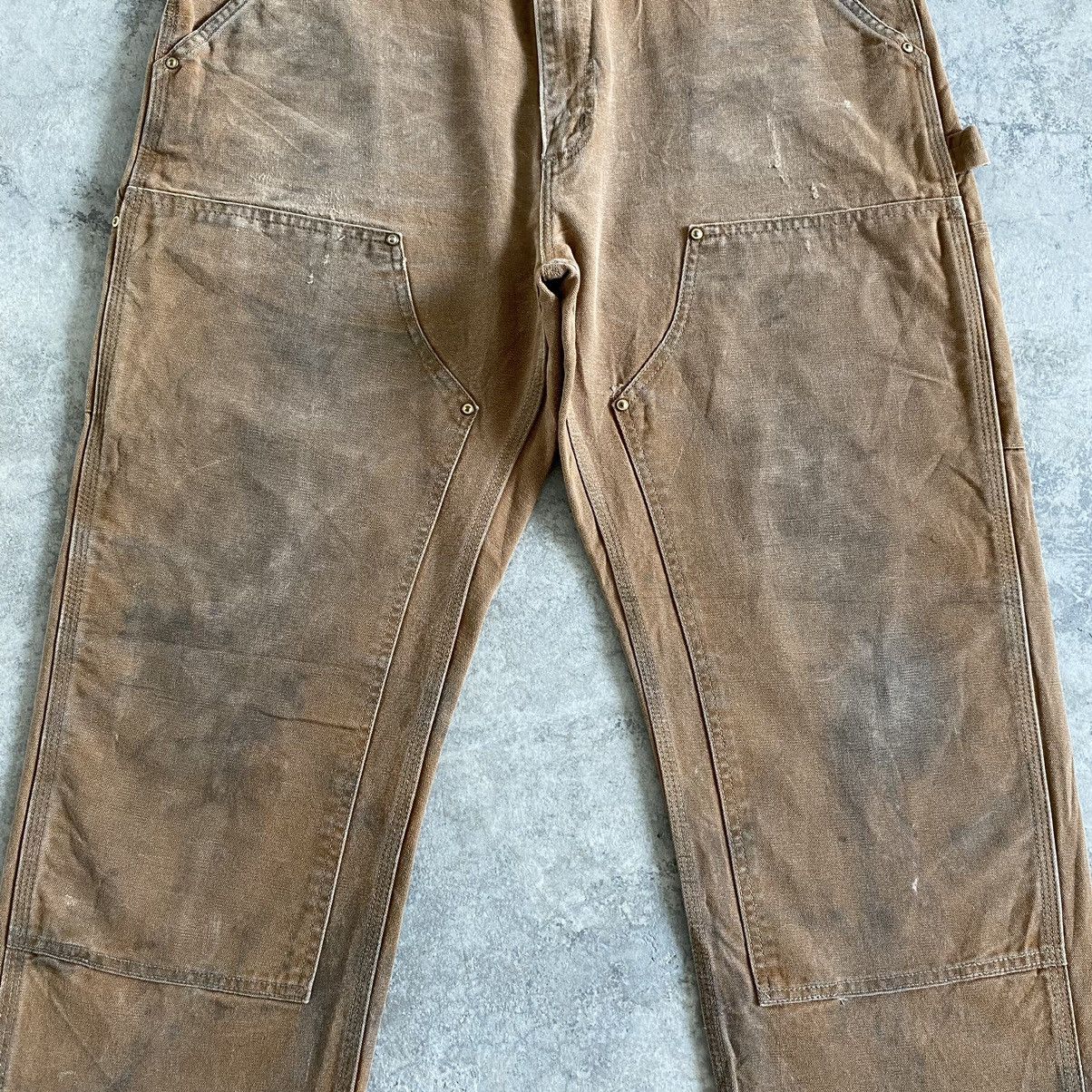 Carhartt VTG Carhartt Double Knee Dirty Carpenter Work Pants Size US 35 - 4 Thumbnail