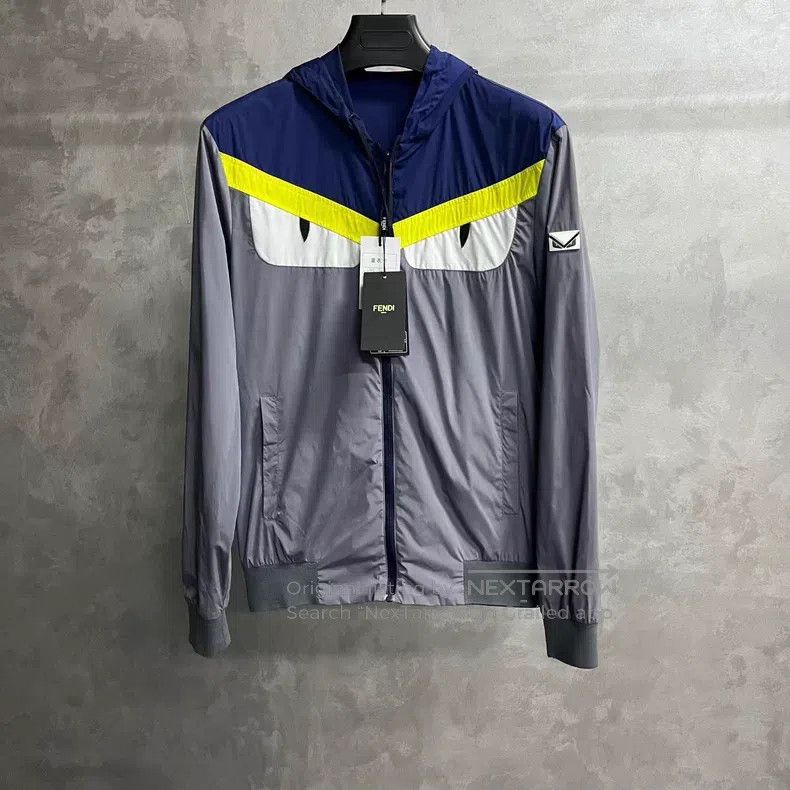 Fendi Fendi Grey Mini Monster Pattern Hooded Jacket Size US S / EU 44-46 / 1 - 1 Thumbnail