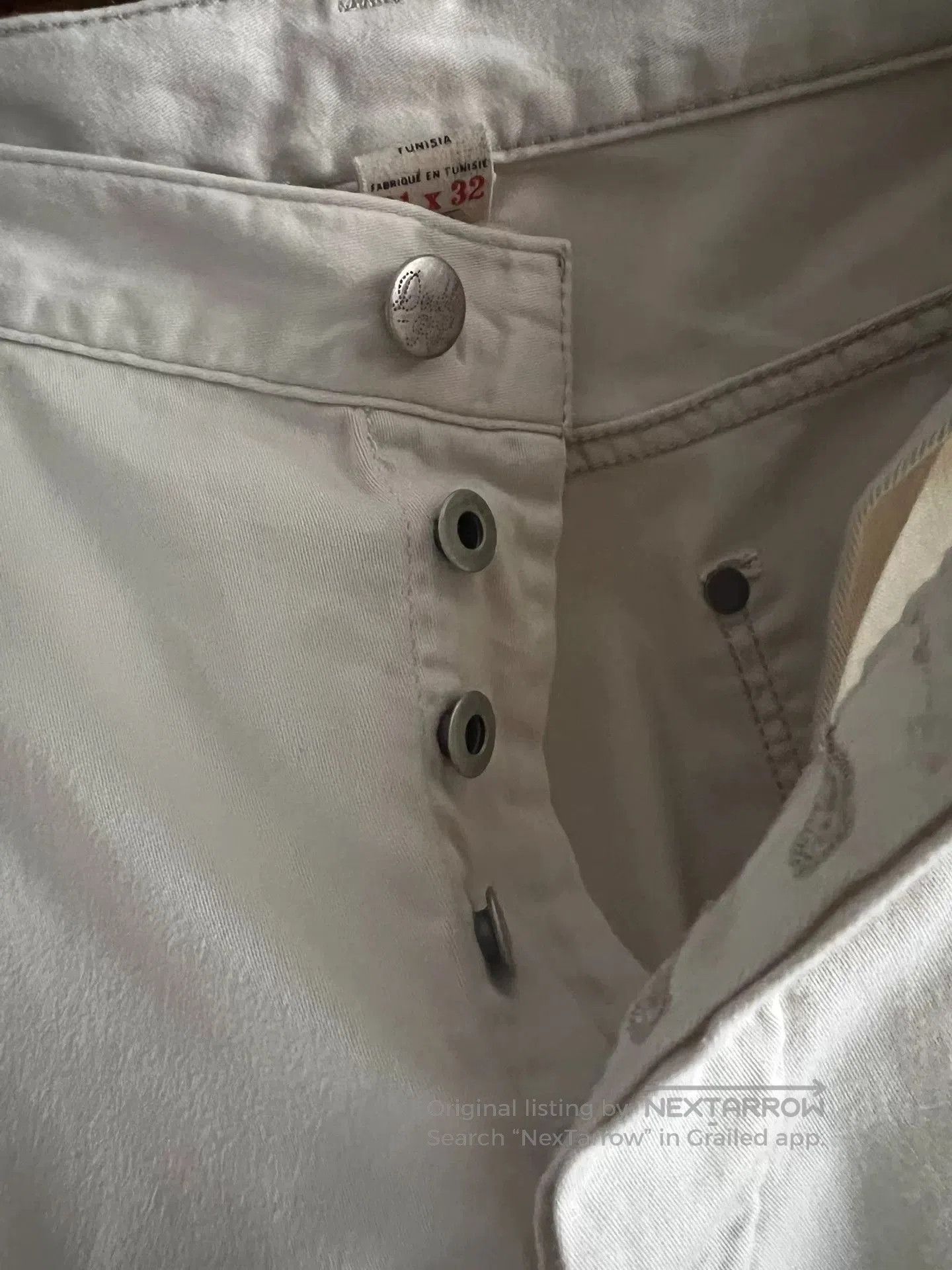 RRL Ralph Lauren RRL Double RL Light Beige Denim Pants. Size US 31 - 5 Thumbnail