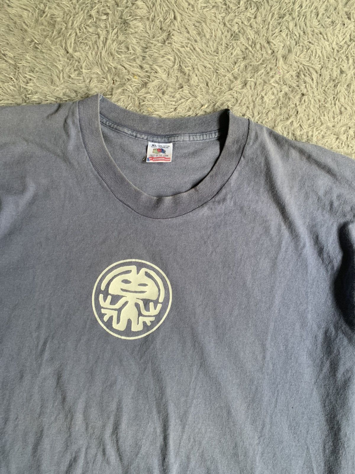 Band Tees Vintage 90s Rabbit In The Moon Hallucination Records Tee Size US XL / EU 56 / 4 - 2 Thumbnail