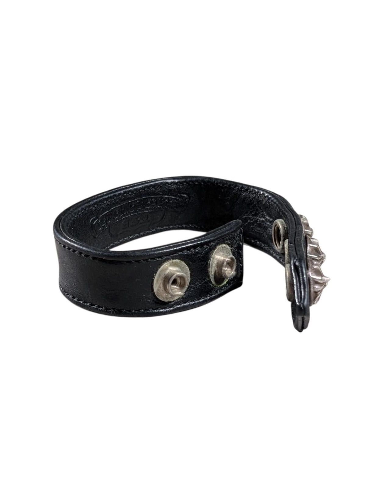 Chrome Hearts Leather Cross Ball Bracelet Size ONE SIZE - 4 Thumbnail