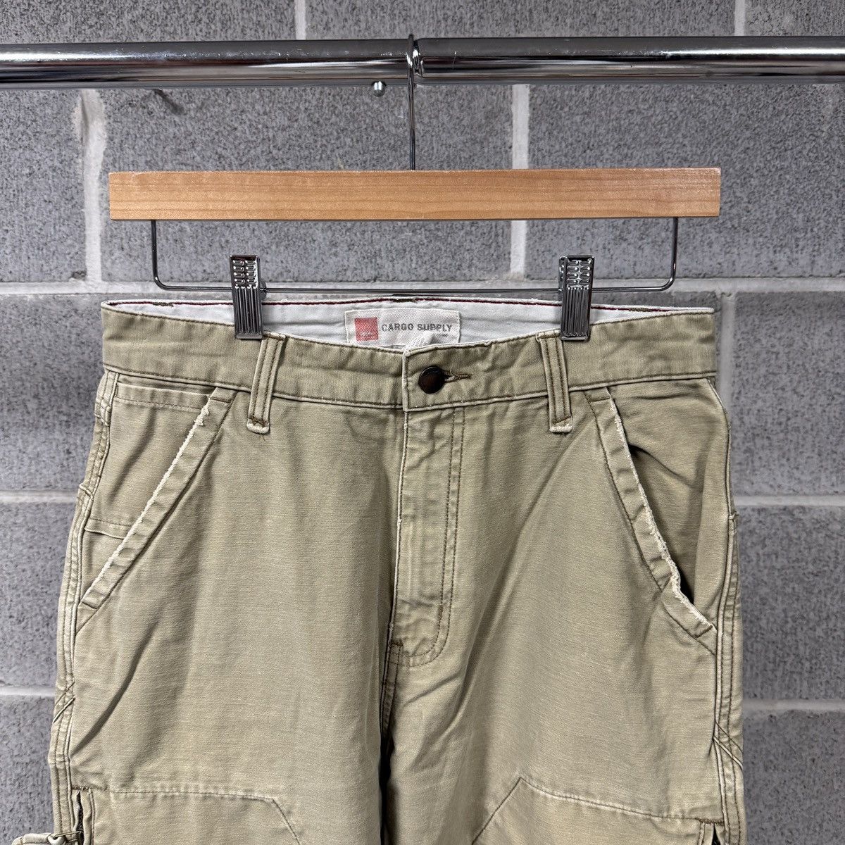 Vintage Vintage Mossimo Tan Canvas Cargo Pants Skater ERD Grunge Size US 28 / EU 44 - 5 Thumbnail