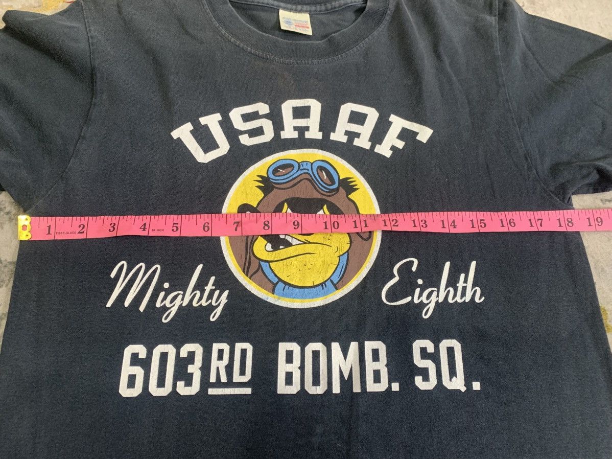 Japanese Brand Vintage 1990 USAAF Mighty Eight T-shirt Size US S / EU 44-46 / 1 - 8 Thumbnail