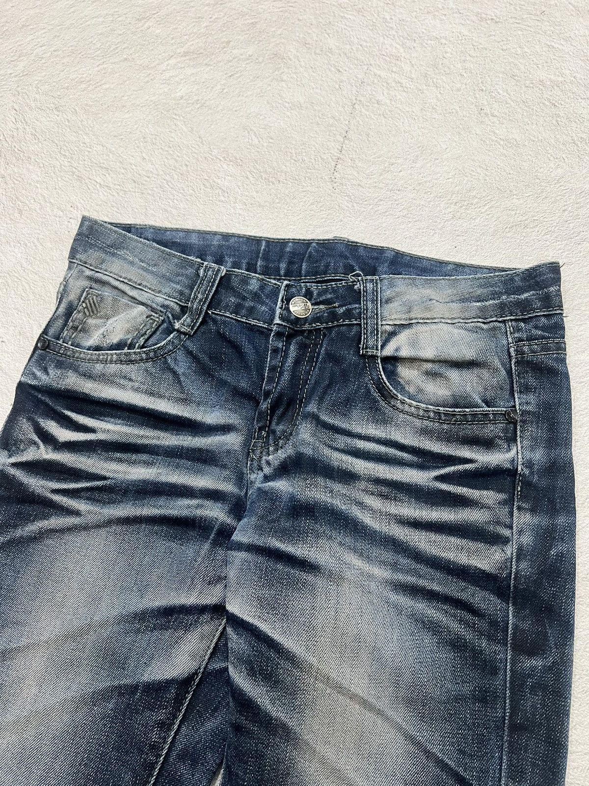 Hysteric Glamour × Undercover 2000s Japanese Tornado Ppfm Vkei Flare Jeans y2k Lgb Ifsix Size US 27 - 3 Thumbnail