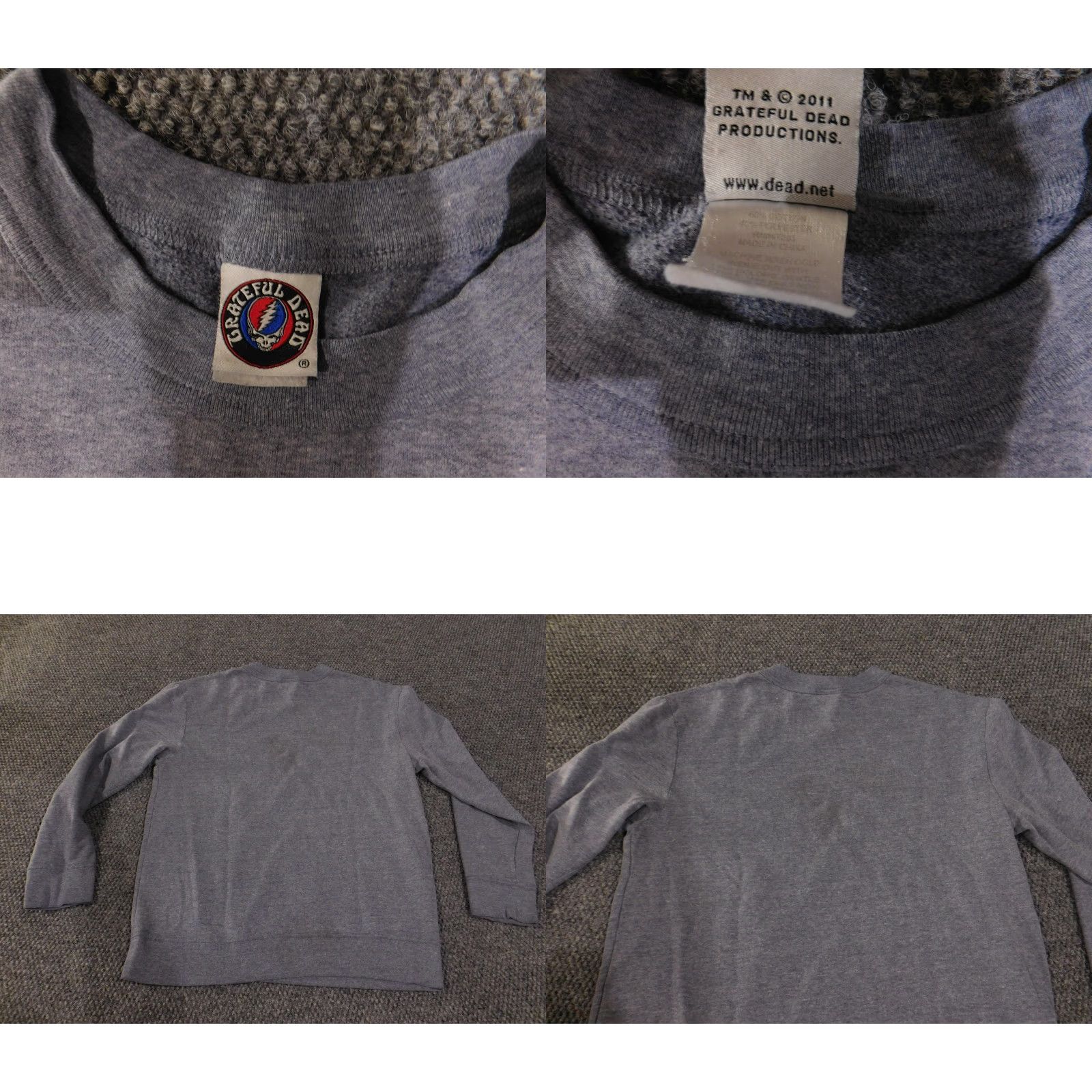 Logo 7 Grateful Dead Sweater Mens L Gray Crewneck Pullover Band Logo Graphic 2010s Mens Vintage? Size US L / EU 52-54 / 3 - 8 Thumbnail