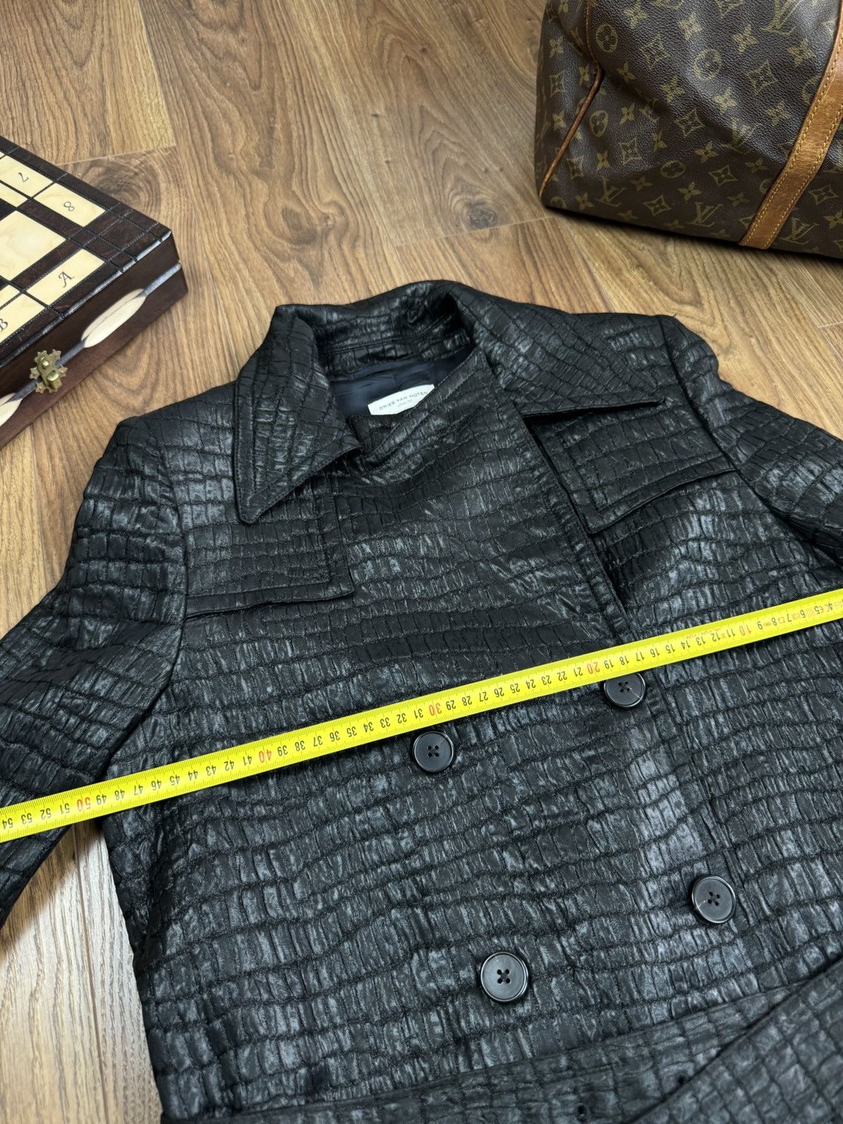 Dries Van Noten Rare coat Dries can Noten Crocodile original luxury item Size M / US 6-8 / IT 42-44 - 6 Thumbnail