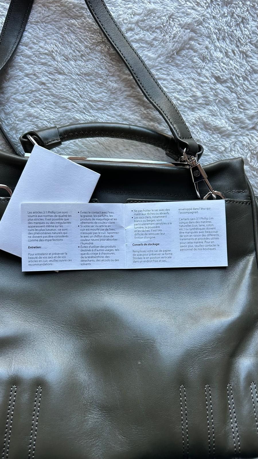 3.1 Phillip Lim 3.1 Phillip Lim Small Ryder Satchel Dark Olive Size ONE SIZE - 12 Thumbnail