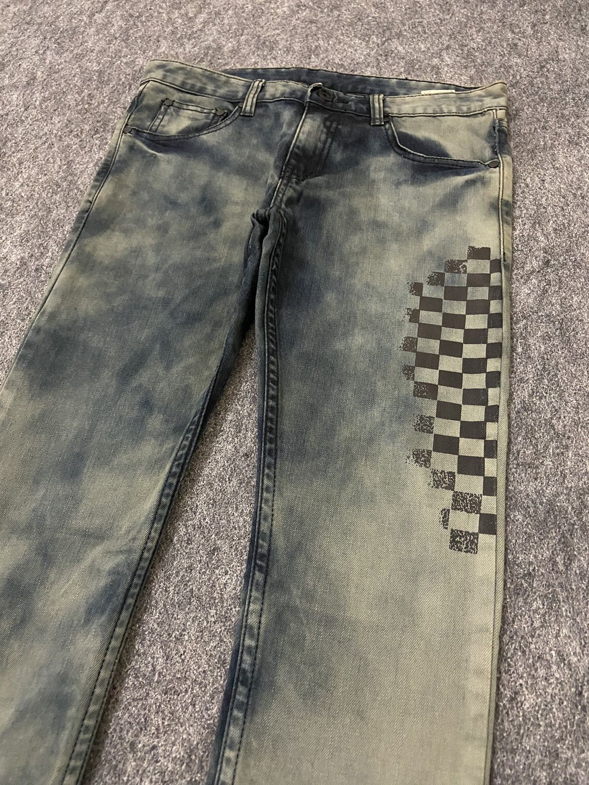 Black Barrett × Designer × Neil Barrett Black barrett denim pants slim fit Size 29" - 2 Thumbnail