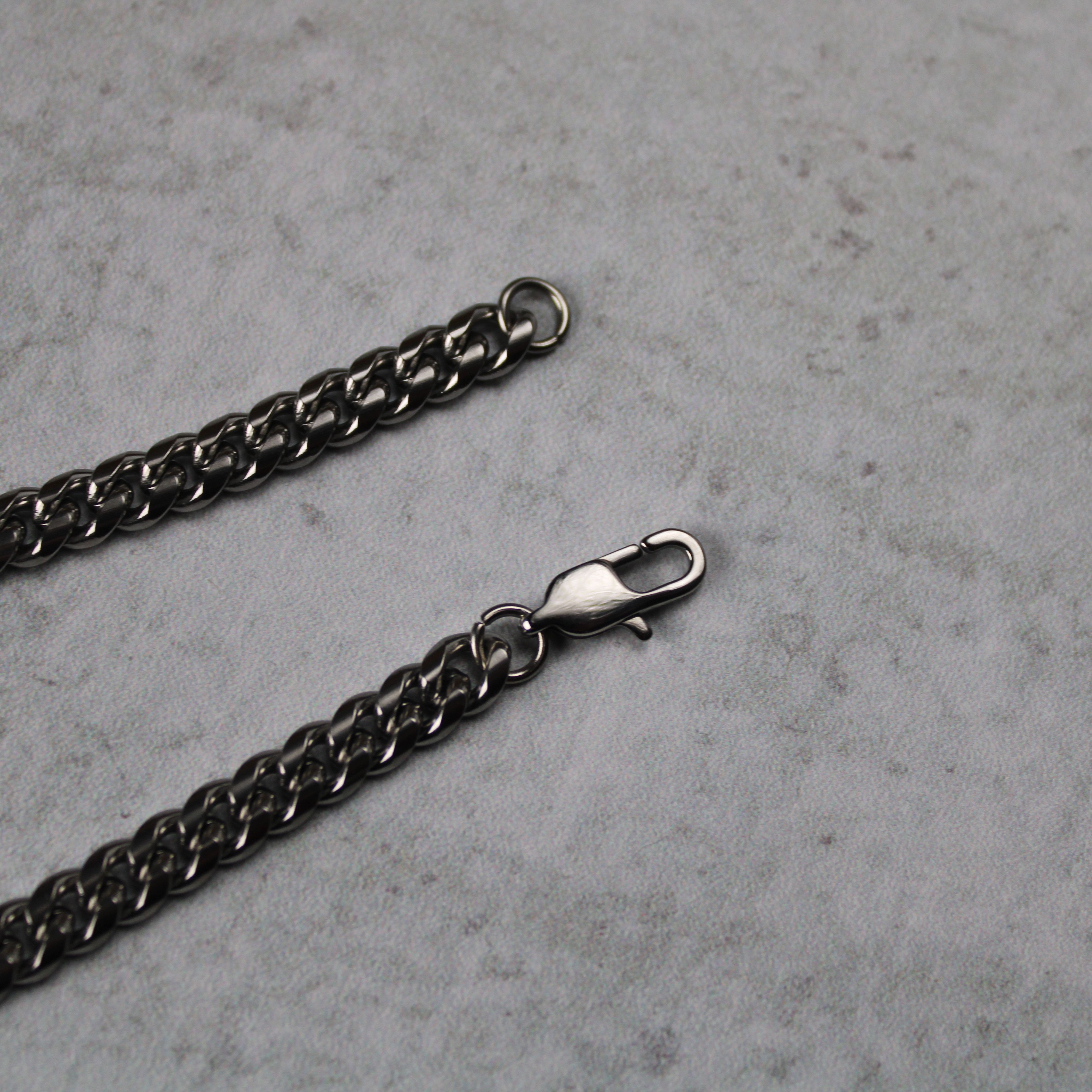 Other Silver 5mm Cuban Link Chain 18" - 24" Size ONE SIZE - 4 Thumbnail