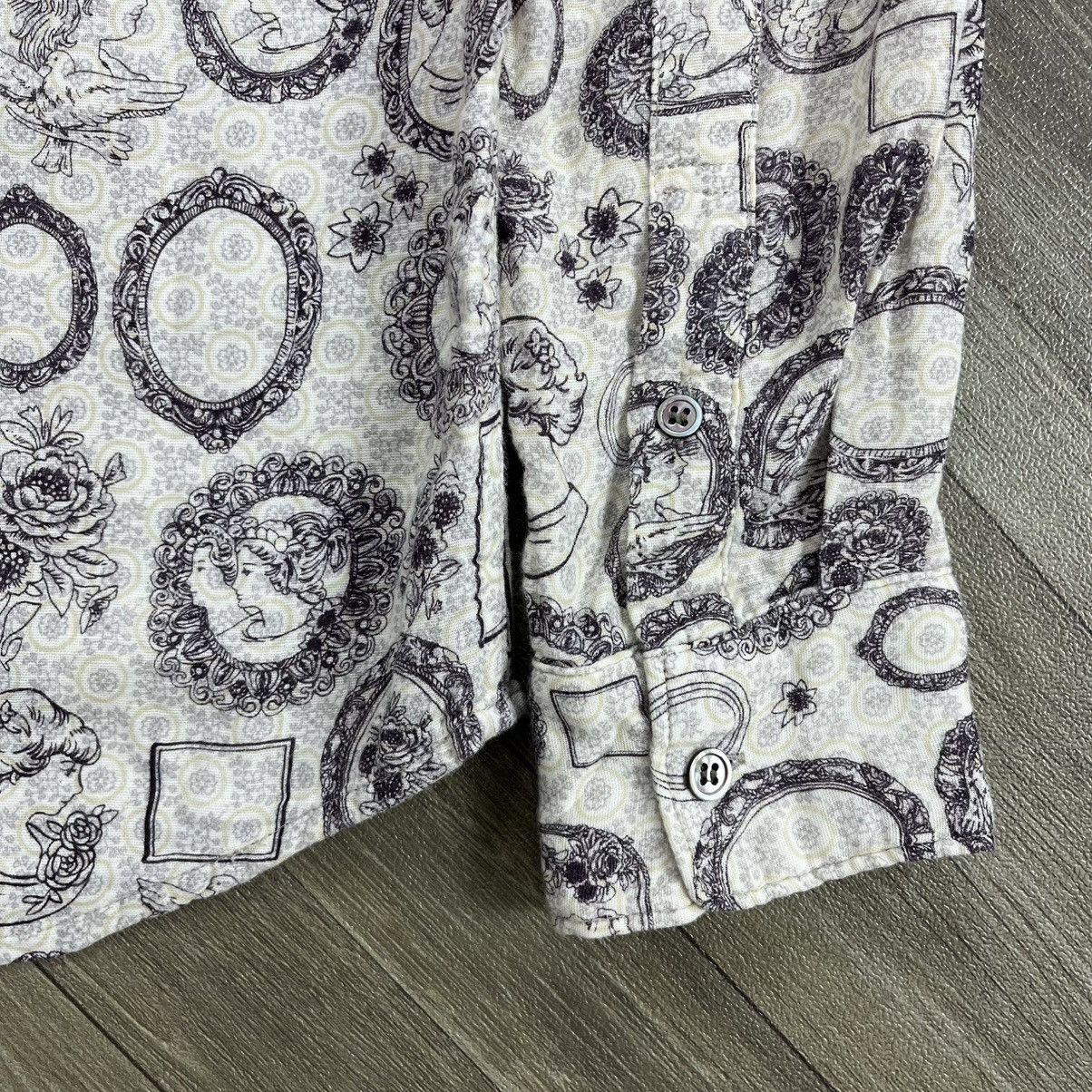Issey Miyake Archive Issey Miyake Frapbois Baroque Cameo Pattern Shirt Size US S / EU 44-46 / 1 - 13 Thumbnail