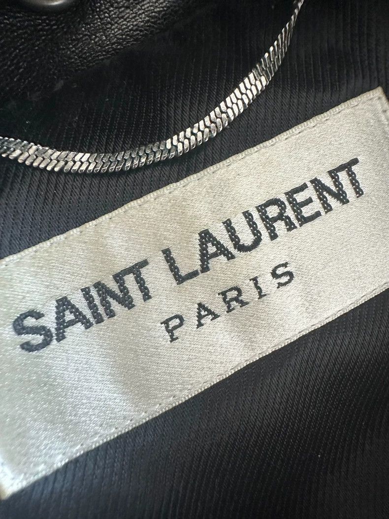 Saint Laurent Paris Saint Laurent Leather Moto Jacket- Size US L / EU 52-54 / 3 - 2 Thumbnail