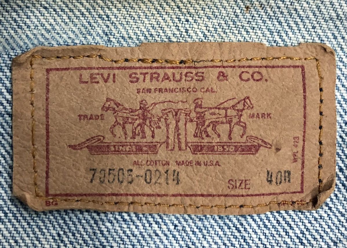 Levi's Vintage Levi Strauss & Co Made In Usa Denim Jacket Size US M / EU 48-50 / 2 - 14 Thumbnail